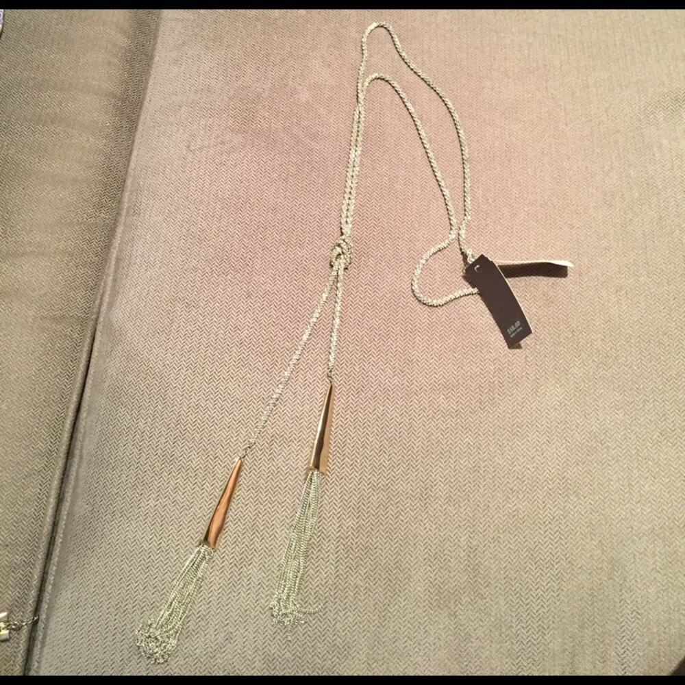 Silver Long Chain Necklace